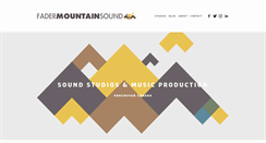 Desktop Screenshot of fadermountainsound.com